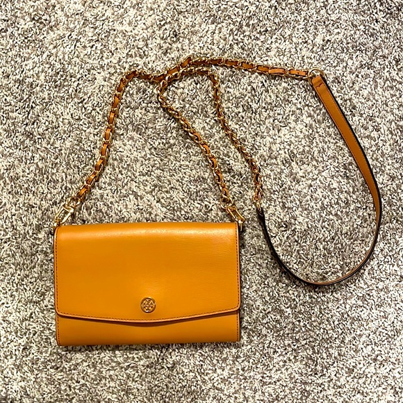 Tory Burch Bags Tory Burch Wallet Purse With Gold Chain Poshmark